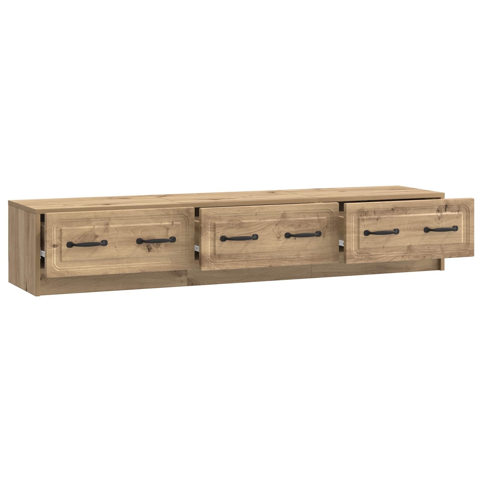 Mobile TV con cassetto Rovere Artigianale 147 x 34,5 x 27 cm | homemem39