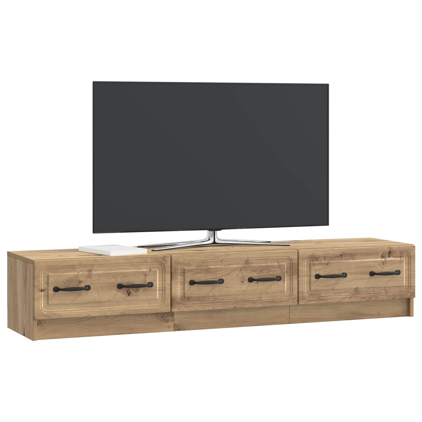 Mobile TV con cassetto Rovere Artigianale 147 x 34,5 x 27 cm