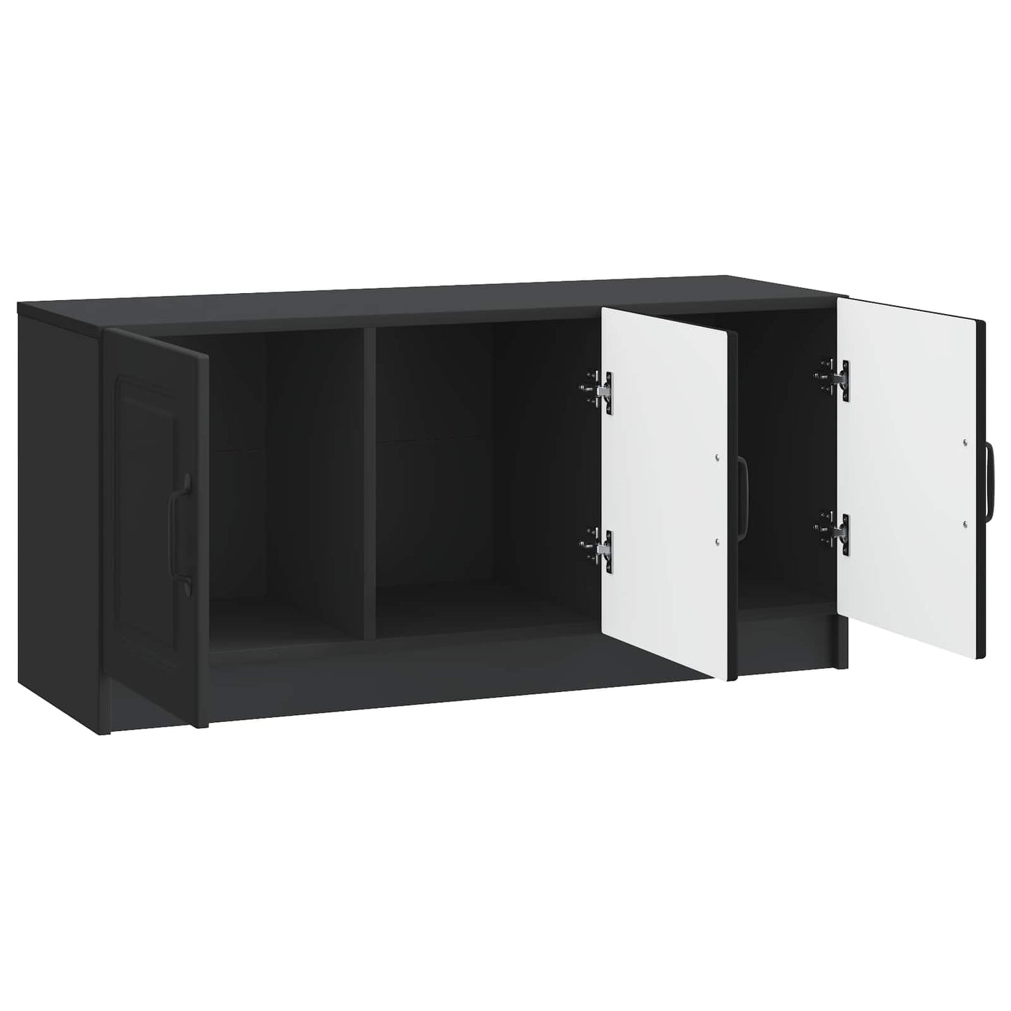 Mobile TV Nero 99 x 34,5 x 47 cm Legno ingegnerizzato