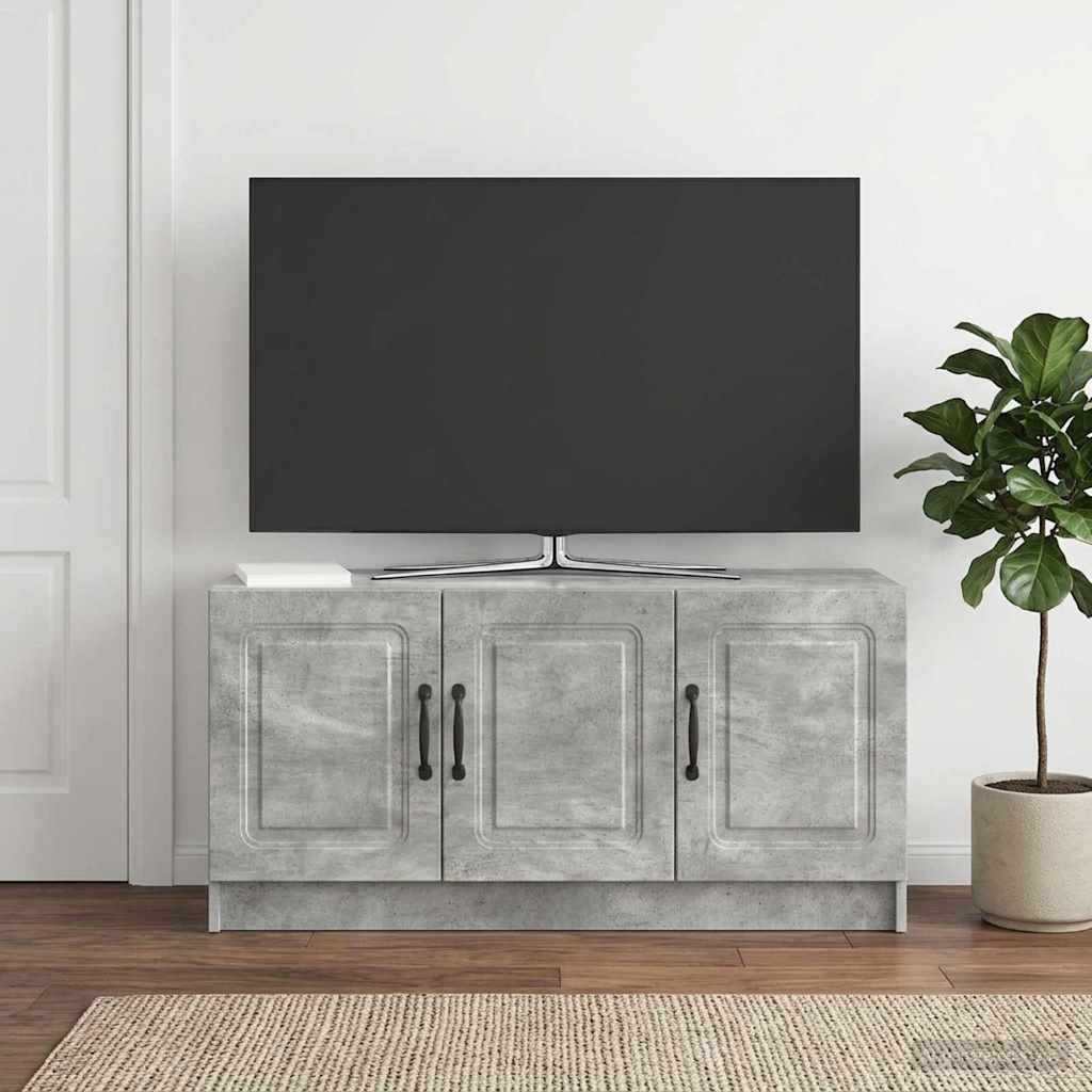 Mobile TV Grigio Cemento 99 x 34,5 x 47 cm Legno ingegnerizzato