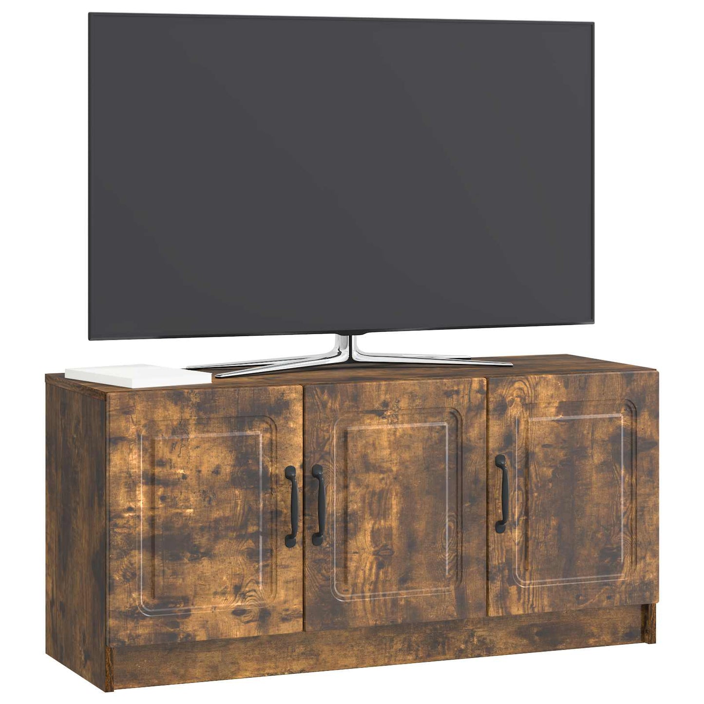Mobile TV Rovere Fumo 99 x 34,5 x 47 cm Legno ingegnerizzato