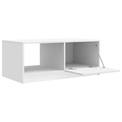 Tavolino da salotto Bianco 90 x 50 x 37 cm Legno ingegnerizzato | homemem39