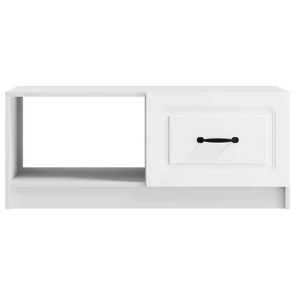 Tavolino da salotto Bianco 90 x 50 x 37 cm Legno ingegnerizzato | homemem39