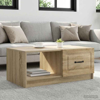 Tavolino da salotto Rovere Sonoma 90 x 50 x 37 cm