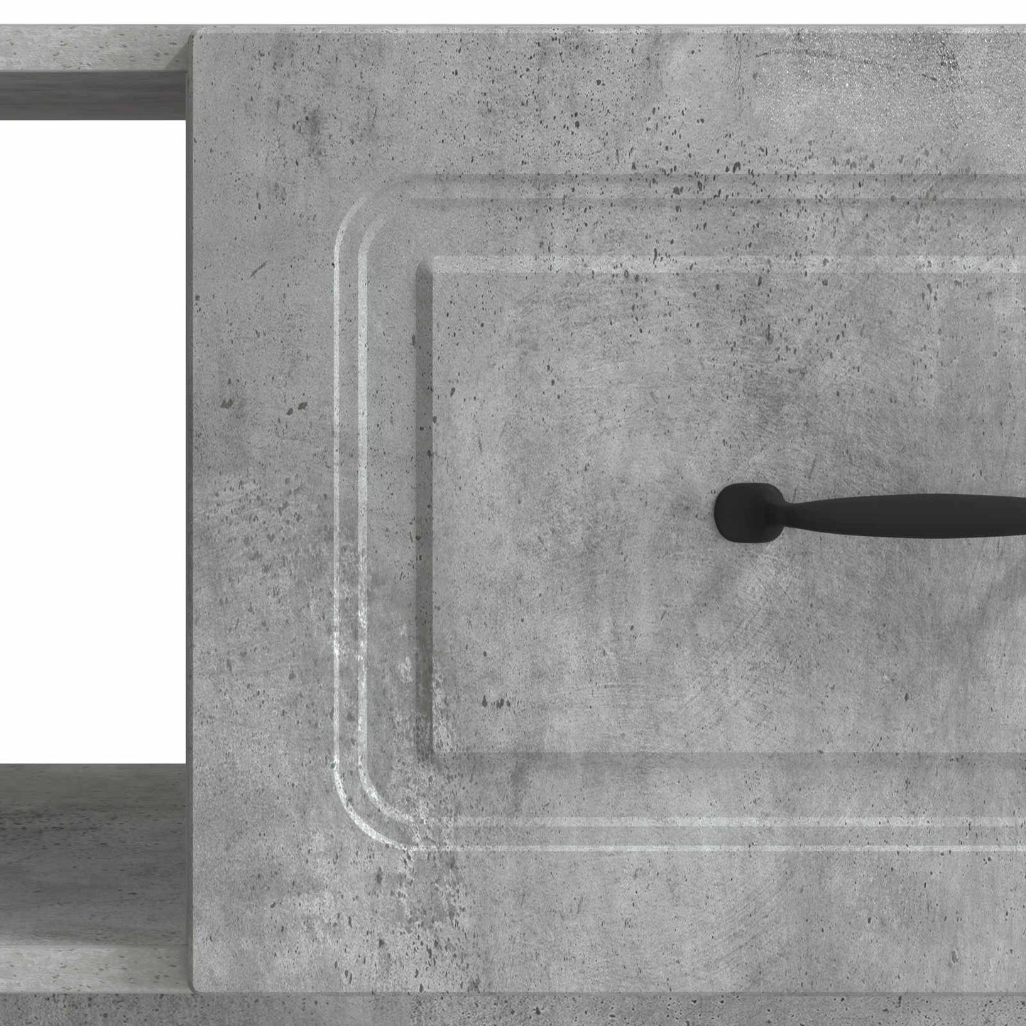 Tavolino da salotto Grigio Cemento 90 x 50 x 37 cm