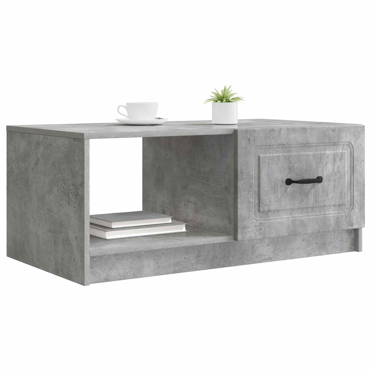 Tavolino da salotto Grigio Cemento 90 x 50 x 37 cm | homemem39