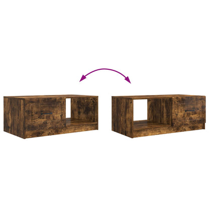 Tavolino da salotto Rovere Fumo 90 x 50 x 37 cm