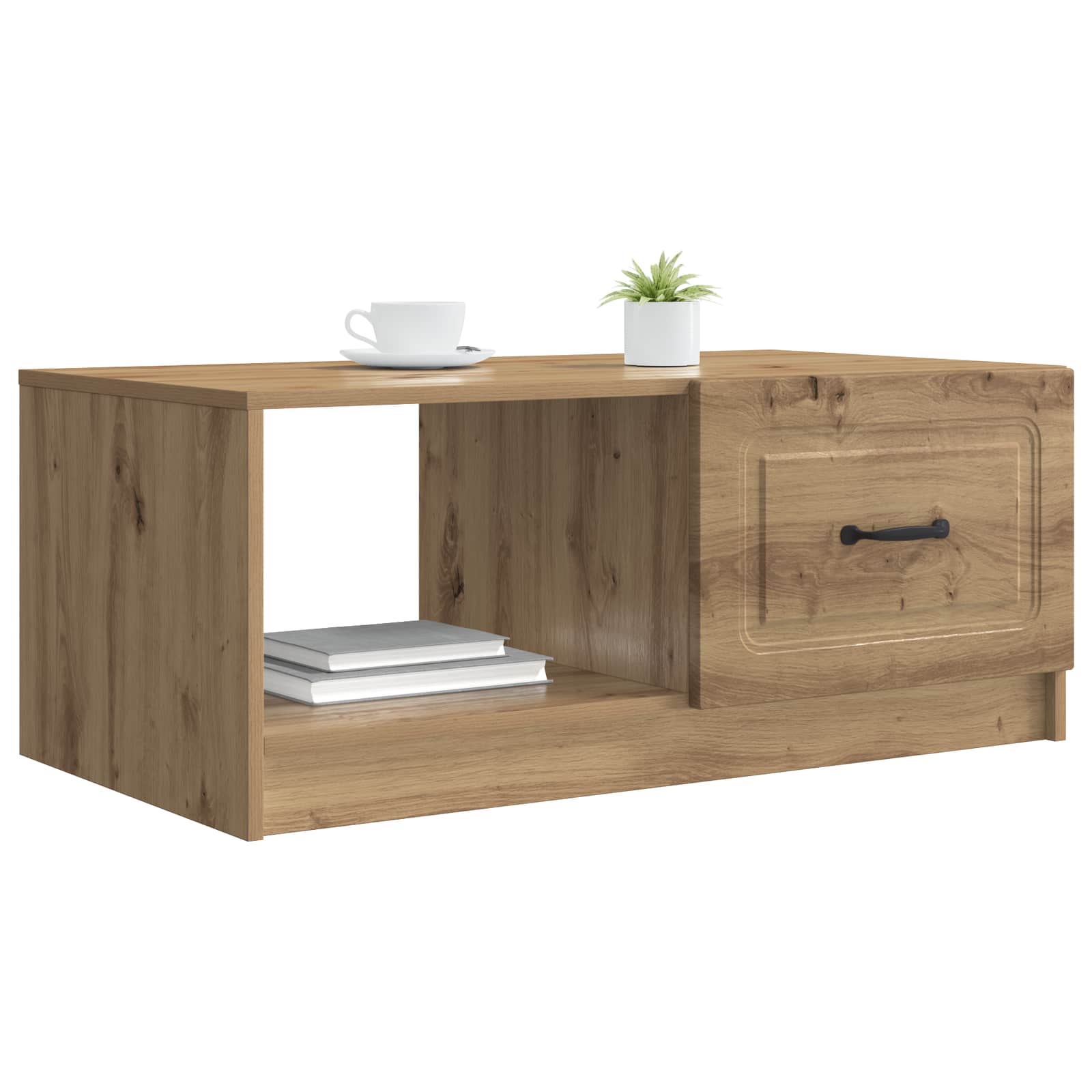 Tavolino da salotto Rovere Artigianale 90 x 50 x 37 cm | homemem39