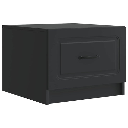 Tavolino da salotto Nero 49 x 50 x 37 cm Legno ingegnerizzato