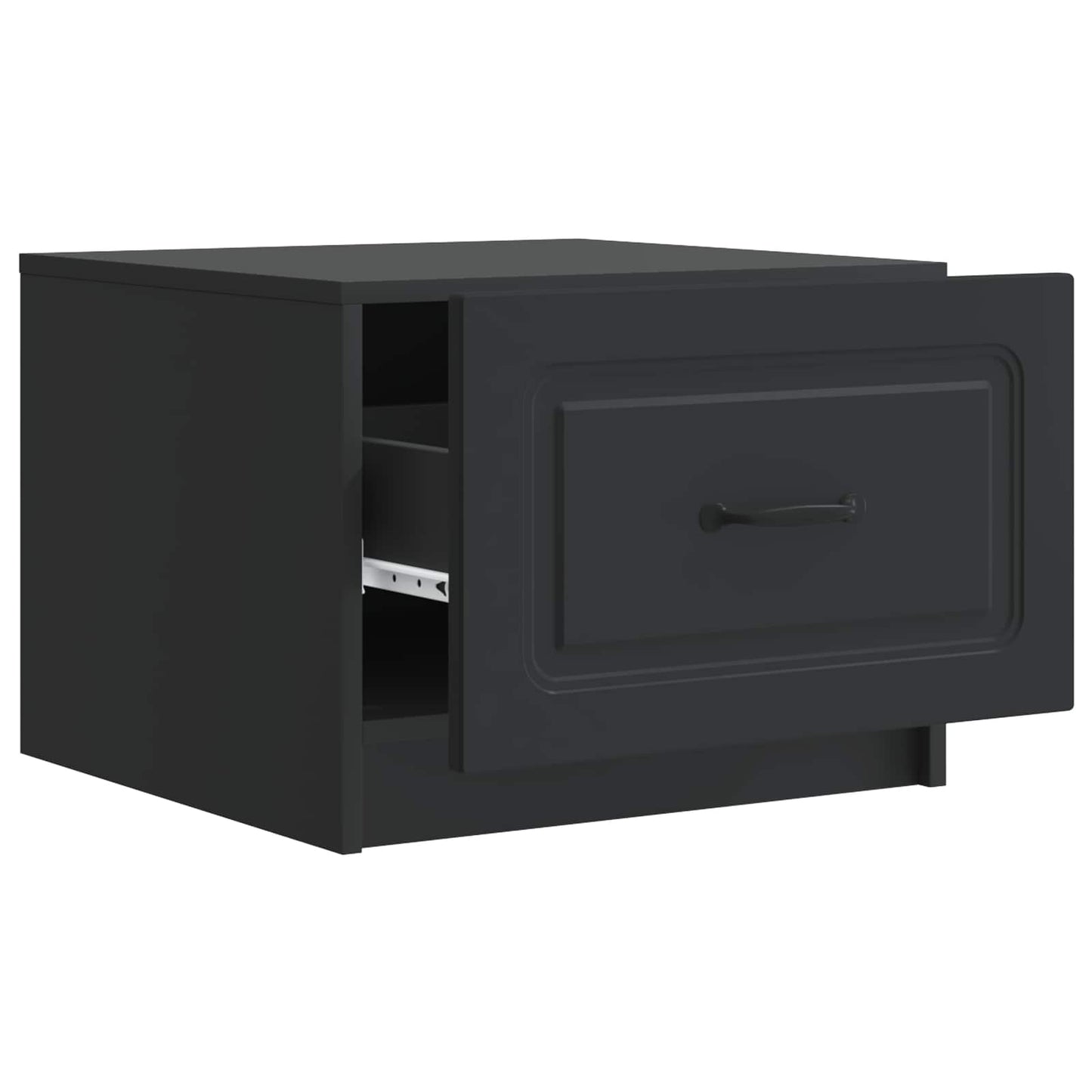 Tavolino da salotto Nero 49 x 50 x 37 cm Legno ingegnerizzato | homemem39