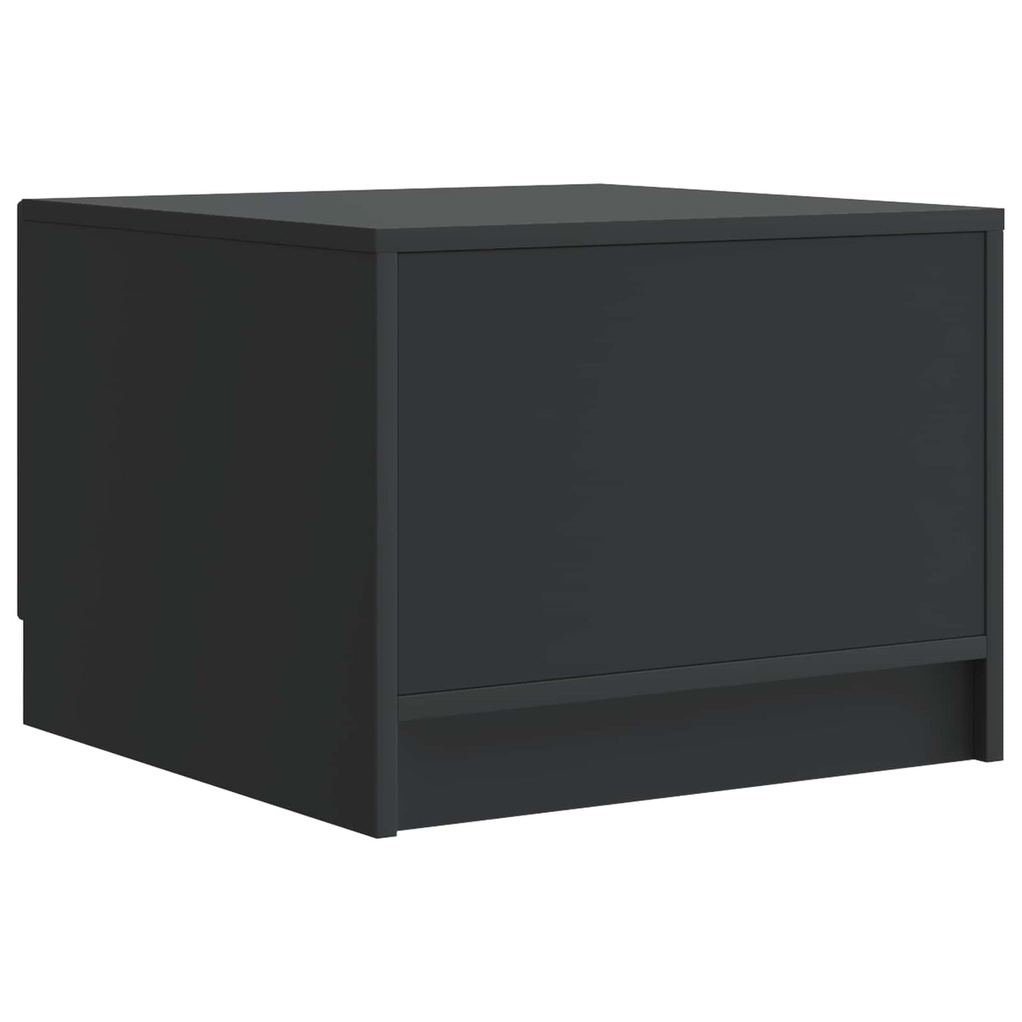 Tavolino da salotto Nero 49 x 50 x 37 cm Legno ingegnerizzato