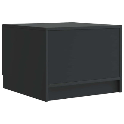 Tavolino da salotto Nero 49 x 50 x 37 cm Legno ingegnerizzato