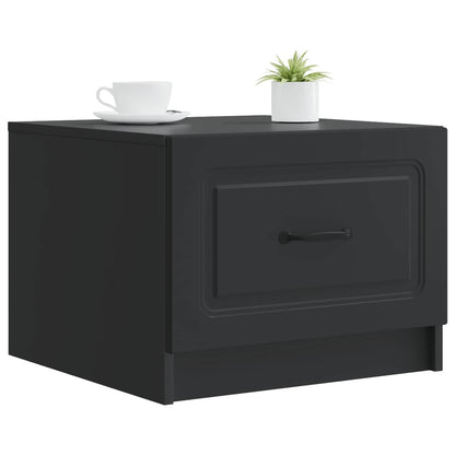 Tavolino da salotto Nero 49 x 50 x 37 cm Legno ingegnerizzato