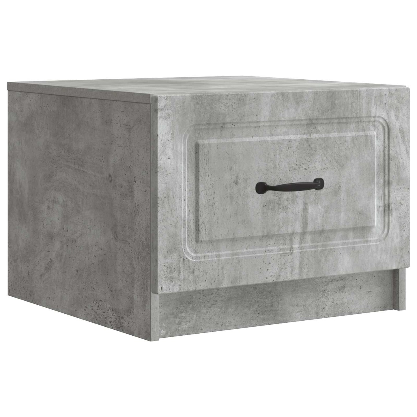 Tavolino da salotto con cassetto Grigio Cemento 49 x 50 x 37 cm | homemem39