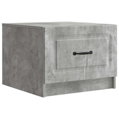 Tavolino da salotto con cassetto Grigio Cemento 49 x 50 x 37 cm | homemem39