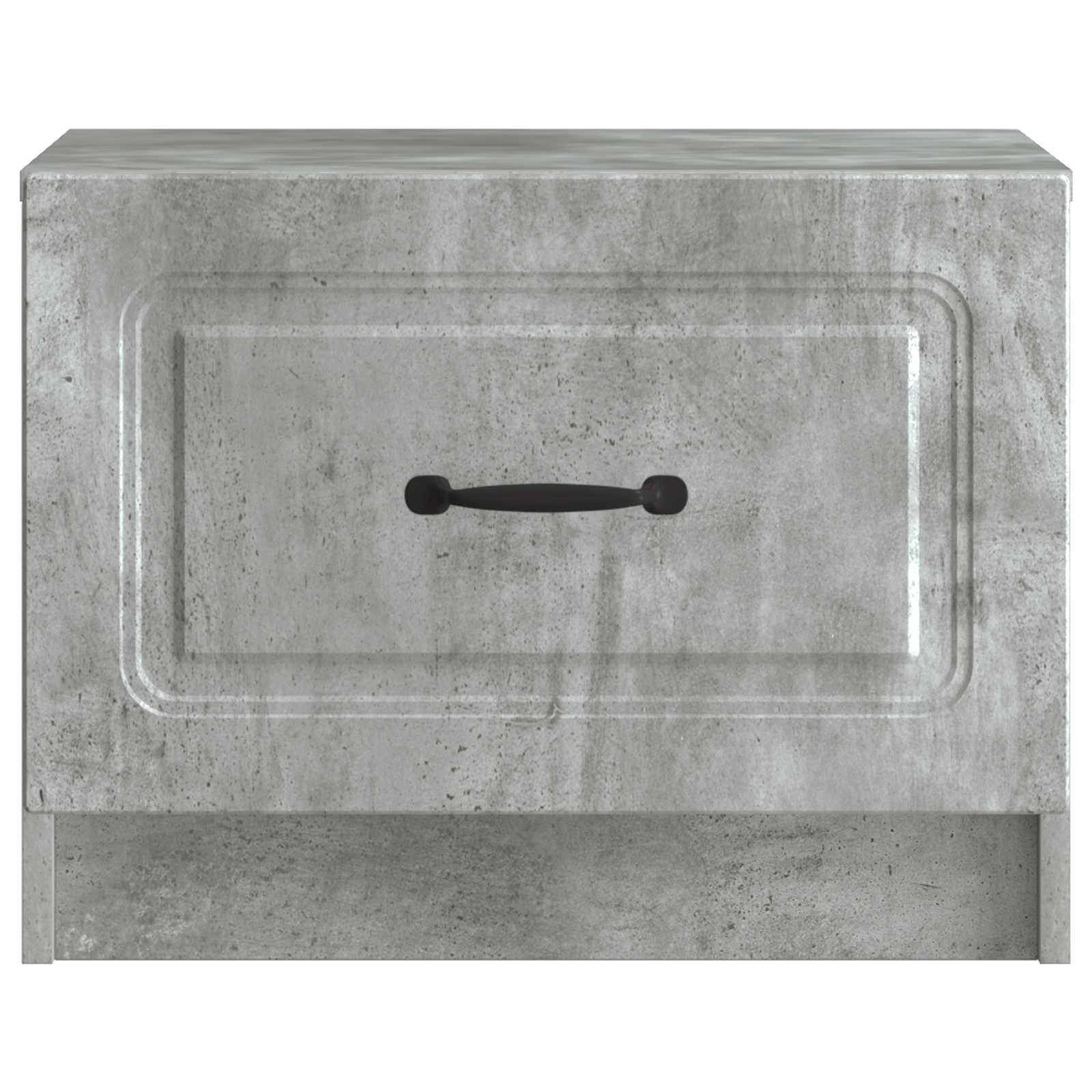 Tavolino da salotto con cassetto Grigio Cemento 49 x 50 x 37 cm | homemem39