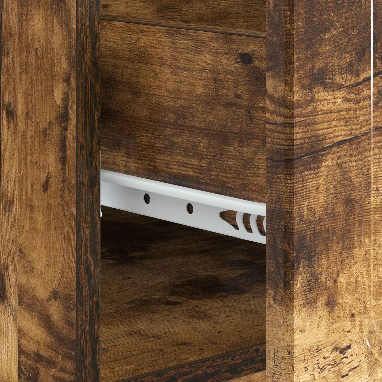 Tavolino da salotto con cassetto Rovere Fumo 49 x 50 x 37 cm | homemem39