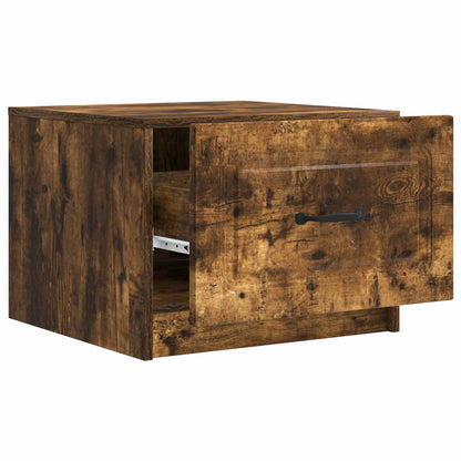Tavolino da salotto con cassetto Rovere Fumo 49 x 50 x 37 cm | homemem39