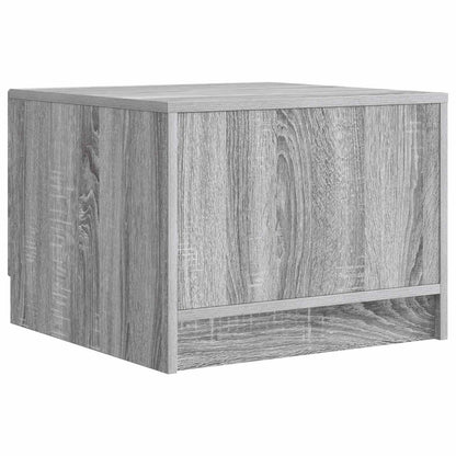 Tavolino da salotto con cassetto Grigio Sonoma 49 x 50 x 37 cm