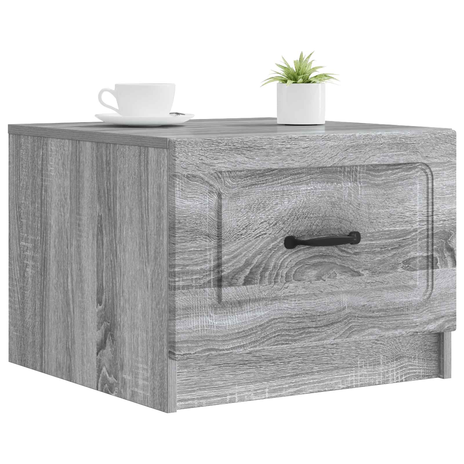 Tavolino da salotto con cassetto Grigio Sonoma 49 x 50 x 37 cm | homemem39