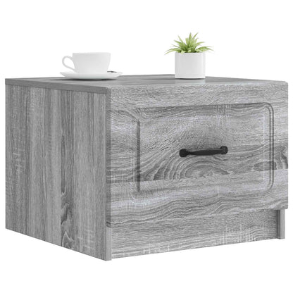 Tavolino da salotto con cassetto Grigio Sonoma 49 x 50 x 37 cm