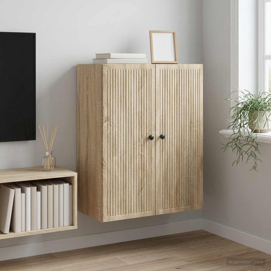 Mobiletto a muro Rovere Sonoma 66 x 34,5 x 90 cm | homemem39