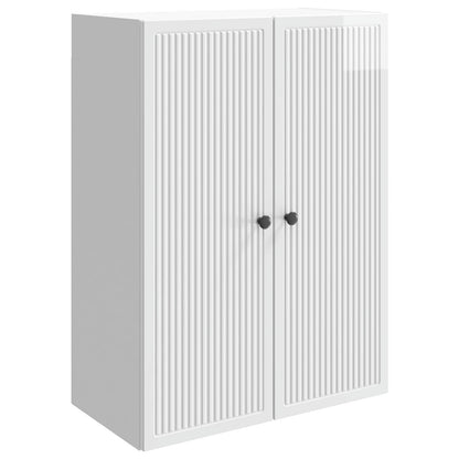 Mobiletto a muro Bianco Lucido 66 x 34,5 x 90 cm | homemem39
