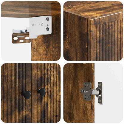 Mobiletto a muro Rovere Fumo 66 x 34,5 x 90 cm | homemem39