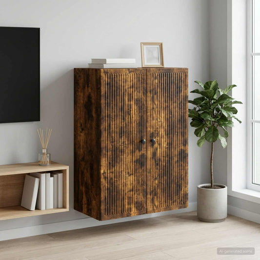 Mobiletto a muro Rovere Fumo 66 x 34,5 x 90 cm