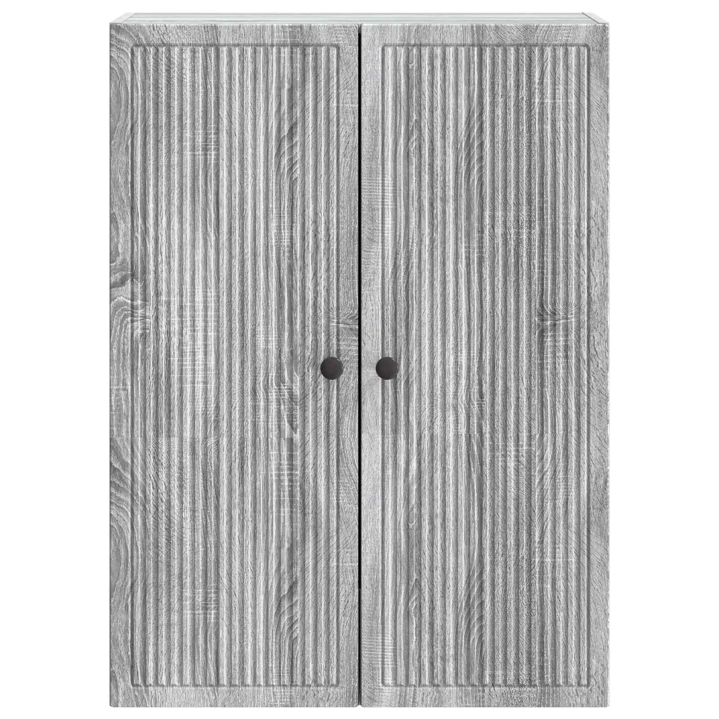 Mobiletto a muro Sonoma grigio 66 x 34,5 x 90 cm | homemem39