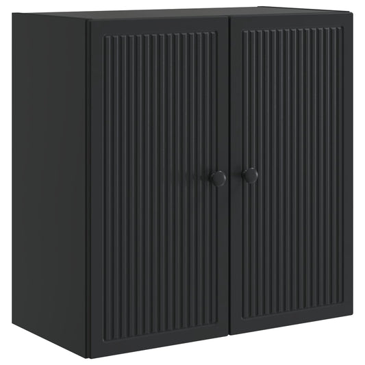 Mobiletto a muro Nero 59 x 31 x 60 cm Legno ingegnerizzato | homemem39