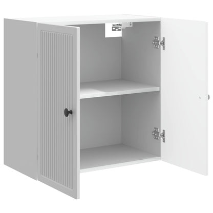Mobiletto a muro Bianco Lucido 59 x 31 x 60 cm | homemem39