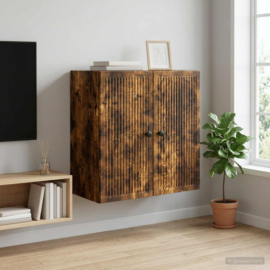 Mobiletto a muro Rovere Fumo 59 x 31 x 60 cm | homemem39