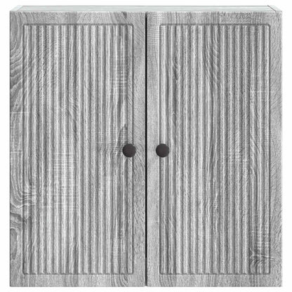 Mobiletto a muro Sonoma grigio 59 x 31 x 60 cm | homemem39