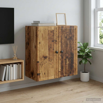 Mobiletto a muro Legno antico 59 x 31 x 60 cm | homemem39