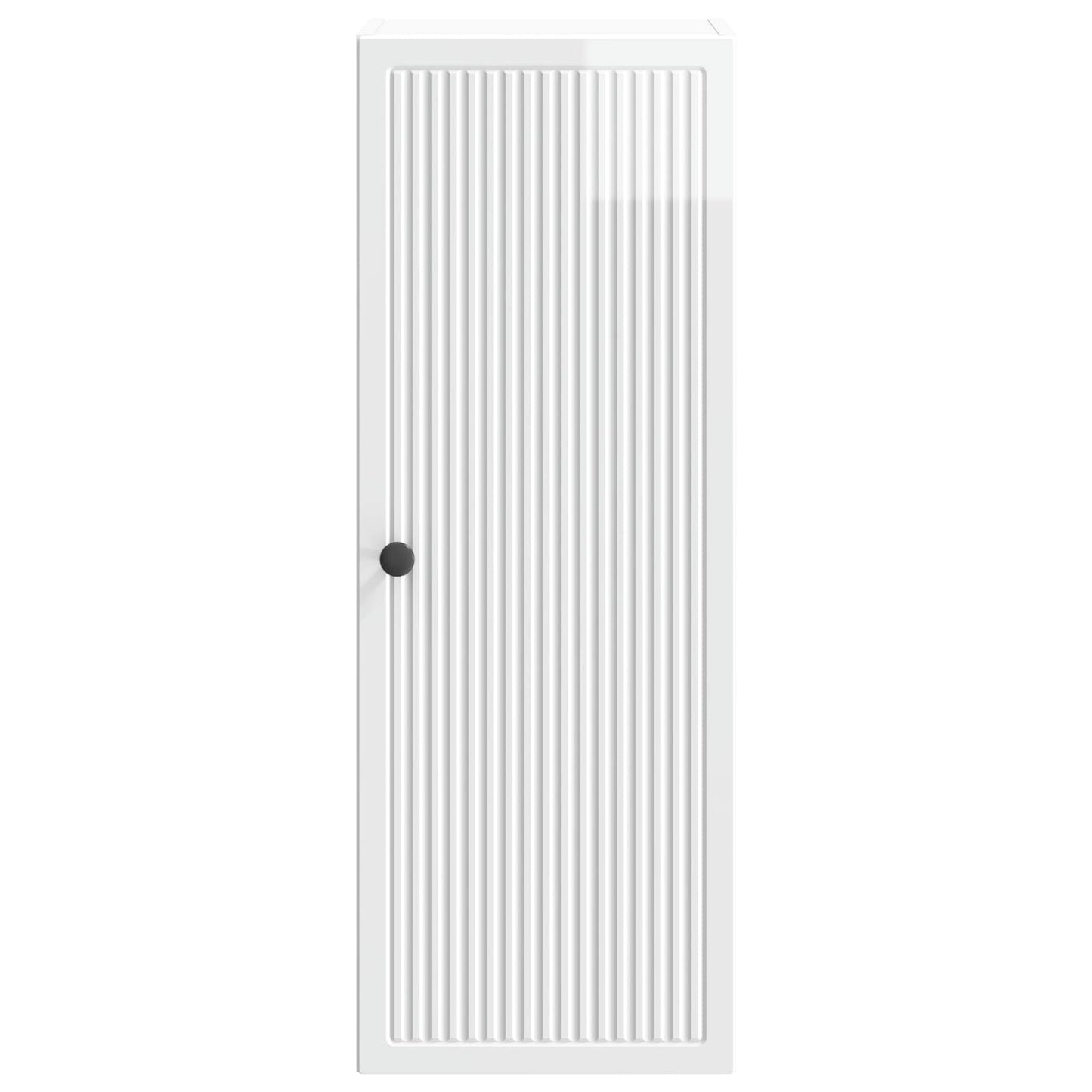 Mobiletto a muro Bianco Lucido 33 x 34,5 x 90 cm