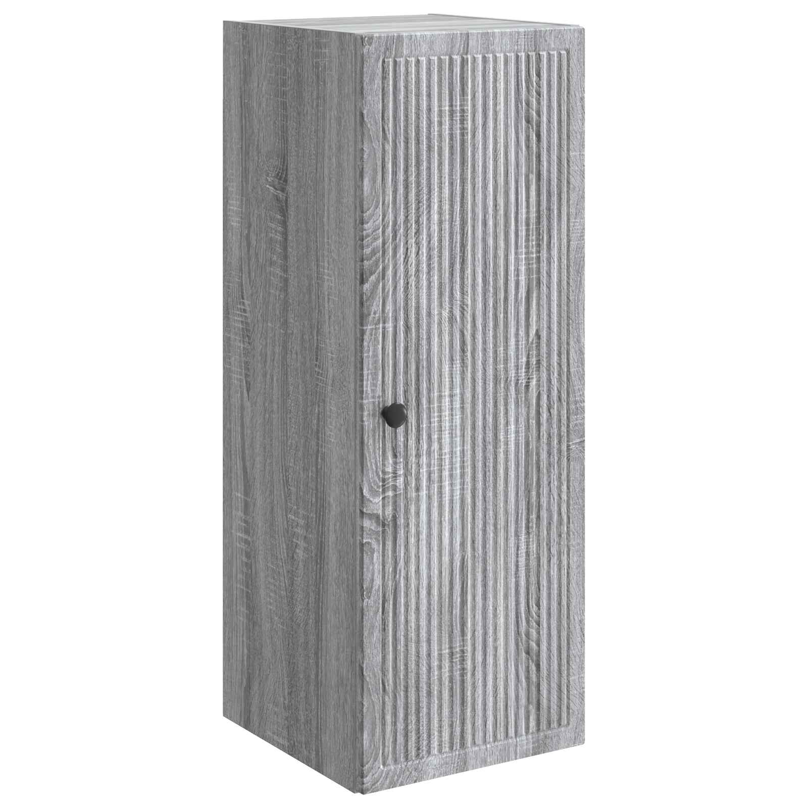 Mobiletto a muro Sonoma grigio 33 x 34,5 x 90 cm | homemem39