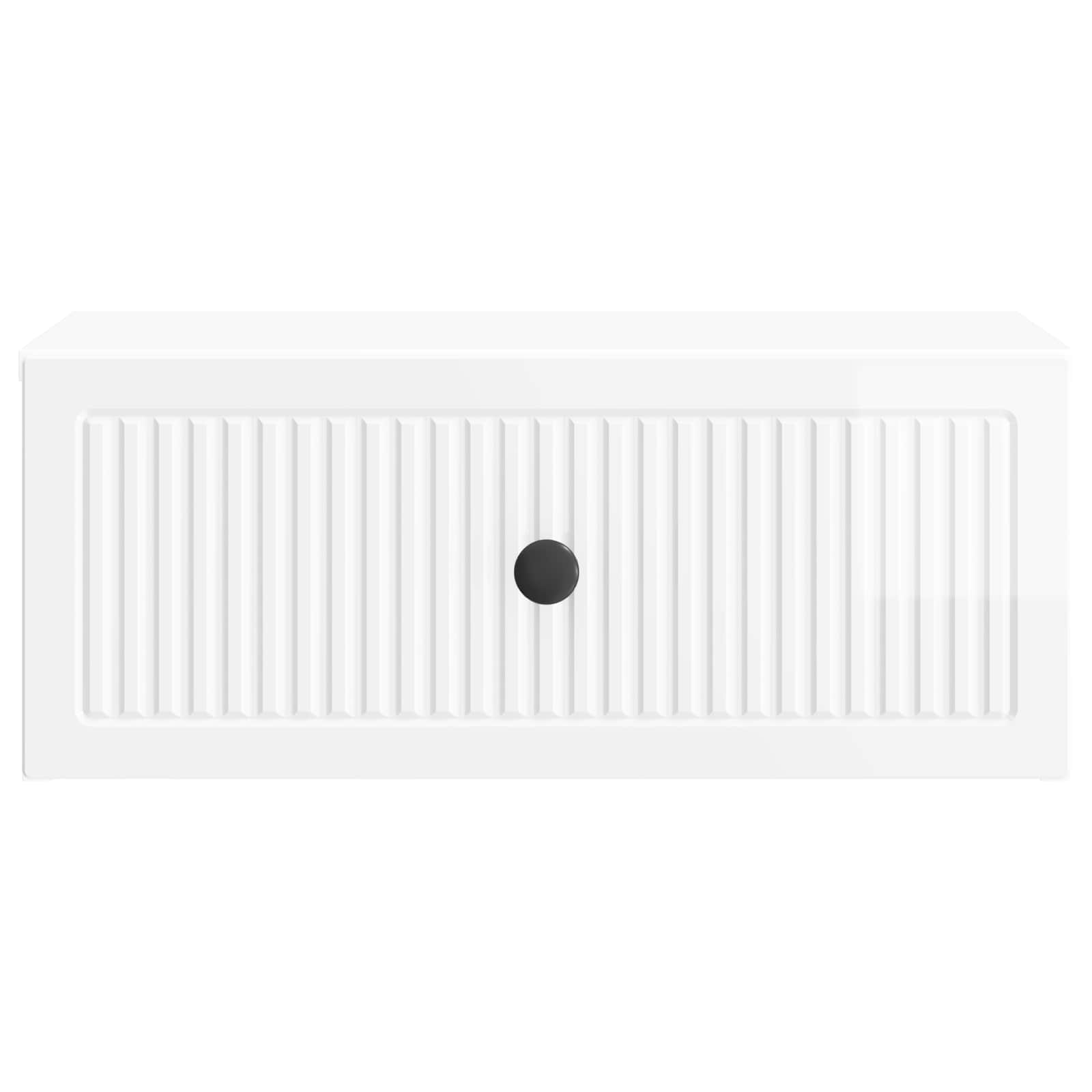 Armadio da Notte 2 pcs Bianco Lucido 49 x 34,5 x 20 cm | homemem39