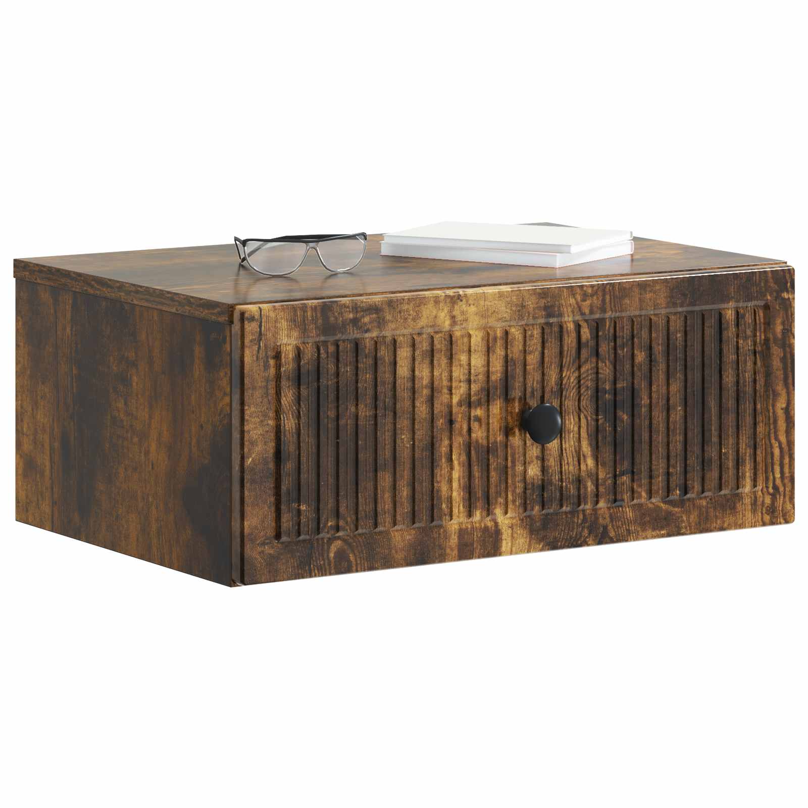 Armadio da Notte Rovere Fumo 49 x 34,5 x 20 cm | homemem39