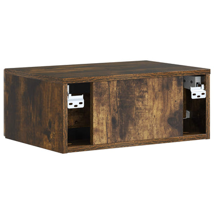 Armadio da Notte 2 pcs Rovere Fumo 49 x 34,5 x 20 cm | homemem39