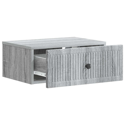 Armadio da Notte con cassetto Grigio Sonoma 49 x 34,5 x 20 cm | homemem39