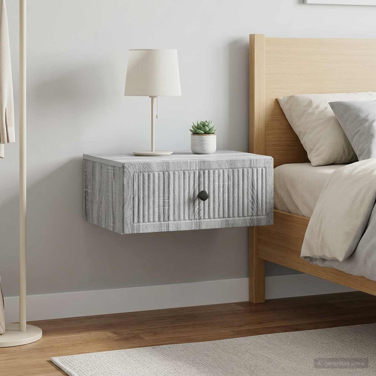 Armadio da Notte 2 pcs Grigio Sonoma 49 x 34,5 x 20 cm | homemem39