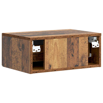Armadio da Notte 2 pcs Legno antico 49 x 34,5 x 20 cm | homemem39