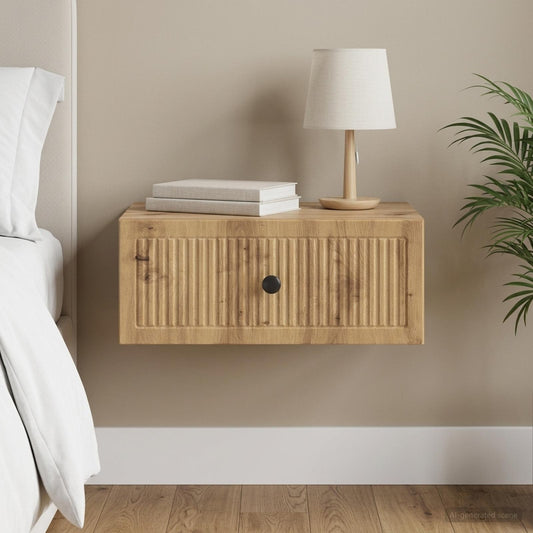 Armadio da Notte Rovere Artigianale 49 x 34,5 x 20 cm | homemem39