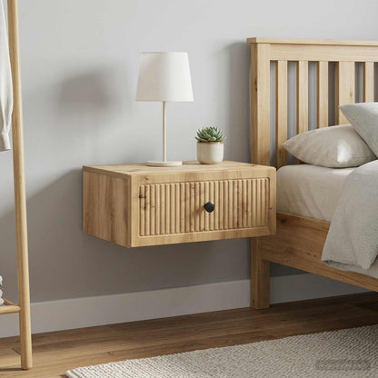 Armadio da Notte 2 pz Rovere Artigianale 49 x 34,5 x 20 cm | homemem39