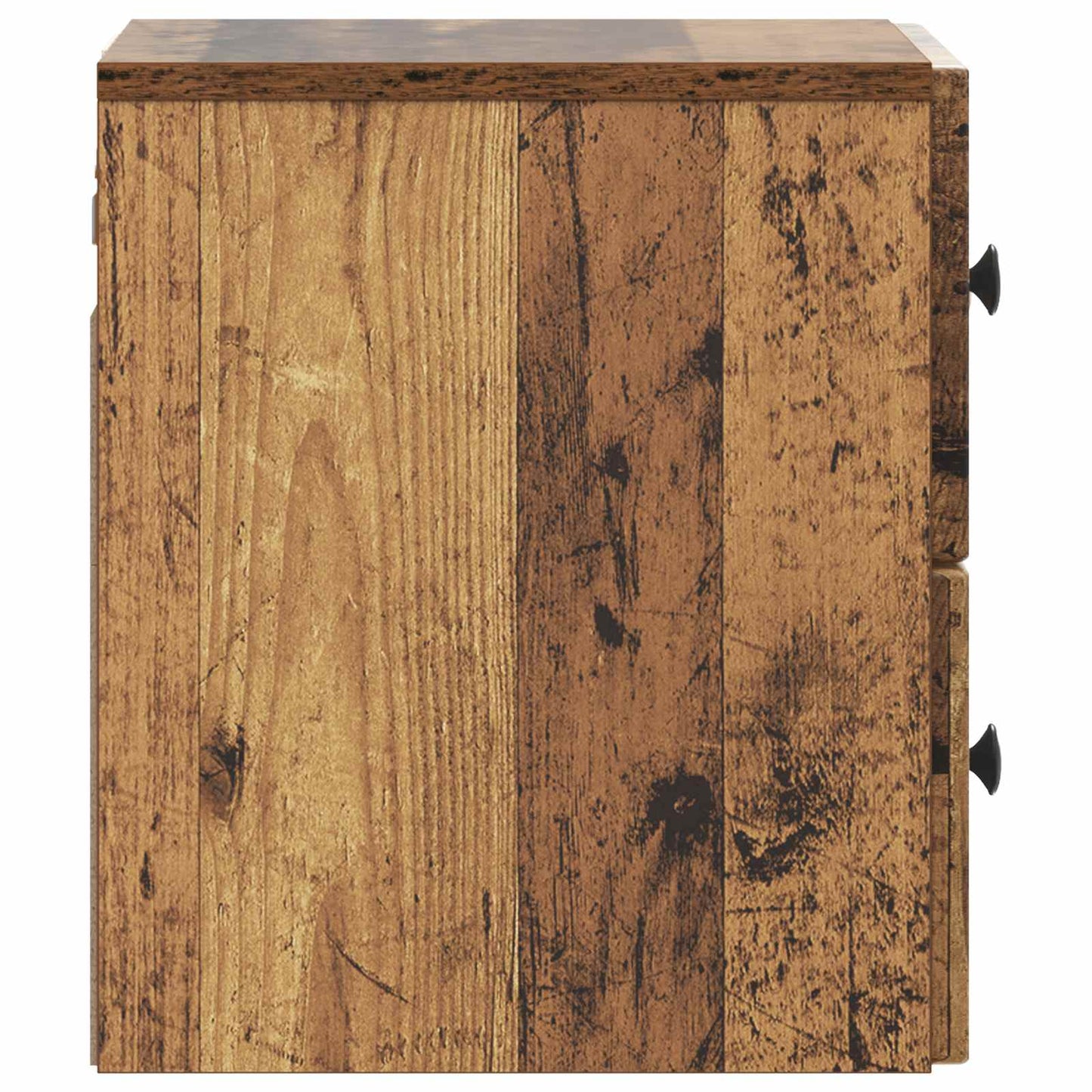 Mobiletto da notte a muro Legno antico 33 x 34,5 x 40 cm | homemem39