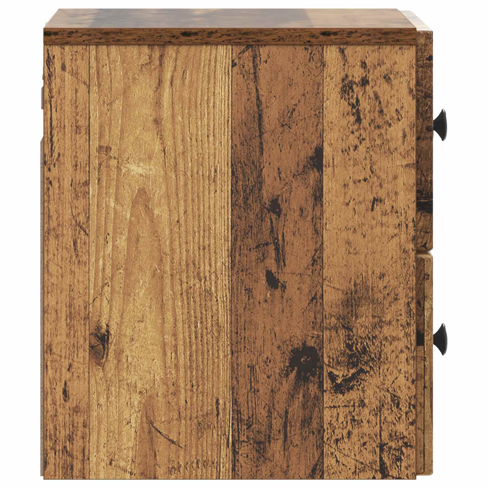Mobiletto da notte a muro Legno antico 33 x 34,5 x 40 cm | homemem39