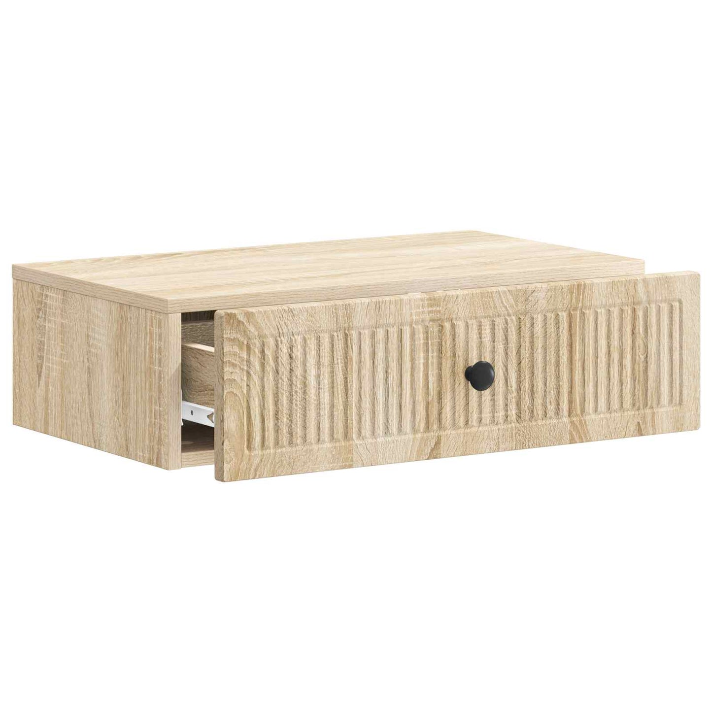 Tavolino da Parete Laterale Rovere Sonoma 59 x 34,5 x 17 cm | homemem39