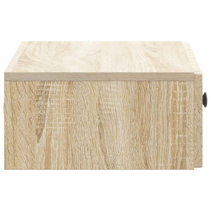 Tavolino da Parete Laterale Rovere Sonoma 59 x 34,5 x 17 cm | homemem39