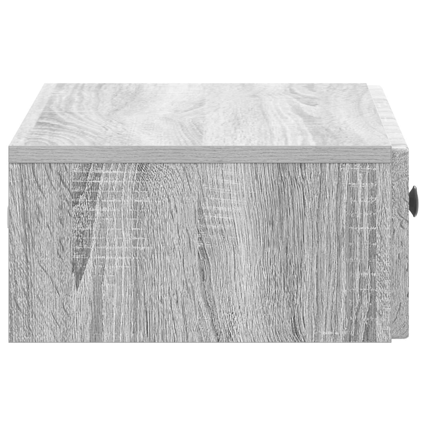 Tavolino da Parete Laterale Grigio Sonoma 59 x 34,5 x 17 cm | homemem39